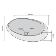 Lavabo da Appoggio in Marmo Boule Beige 60x40 by CeramicStore | Lo specialista del tuo bagno