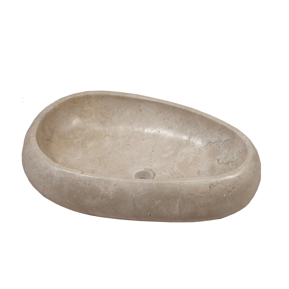 Lavabo da Appoggio in Pietra Goccia Cream by CeramicStore | Lo specialista del tuo bagno