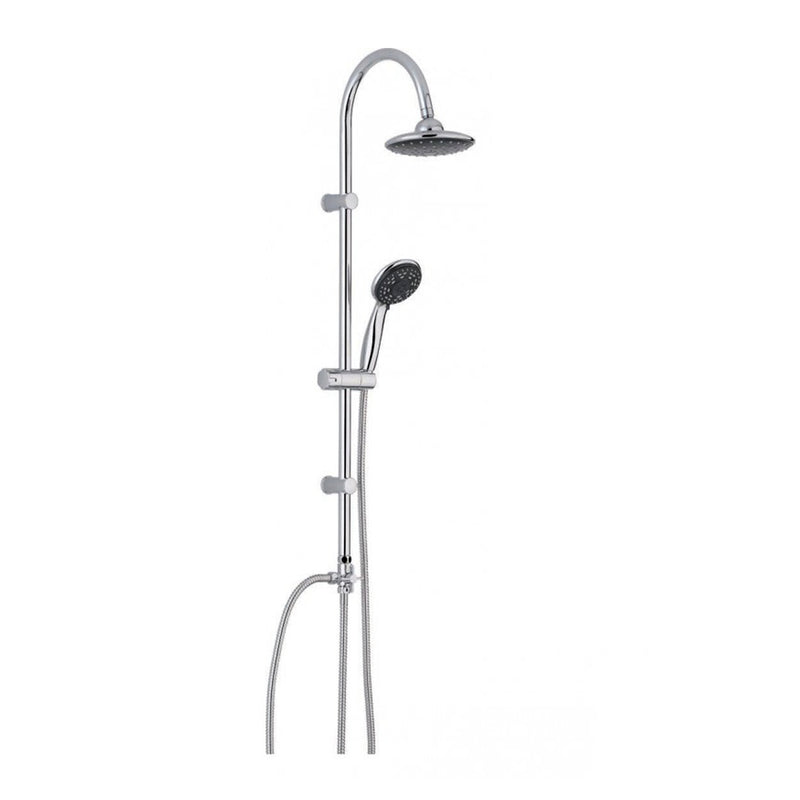 Colonna doccia metaform Alpha con soffione tondo da 16 cm e doccetta by CeramicStore | Lo specialista del tuo bagno