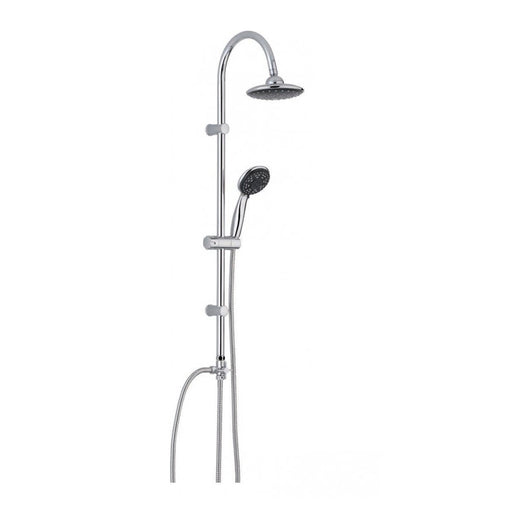 Colonna doccia metaform Alpha con soffione tondo da 16 cm e doccetta by CeramicStore | Lo specialista del tuo bagno