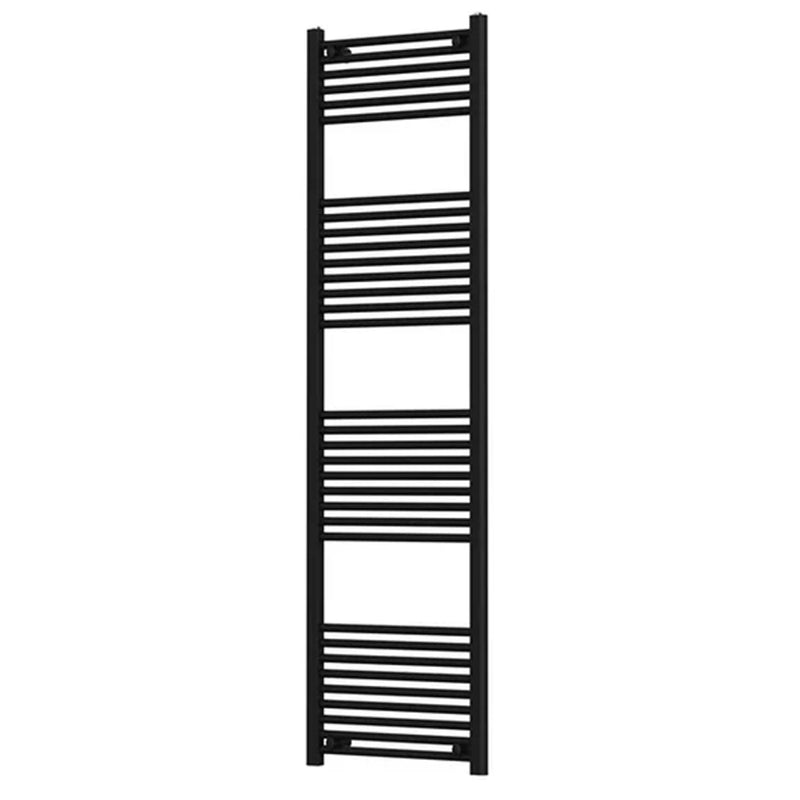 Termoarredo dritto CSRadiators, Misure Altezza 180 x Larghezza 50 cm Interasse 45 cm - Colore Nero opaco