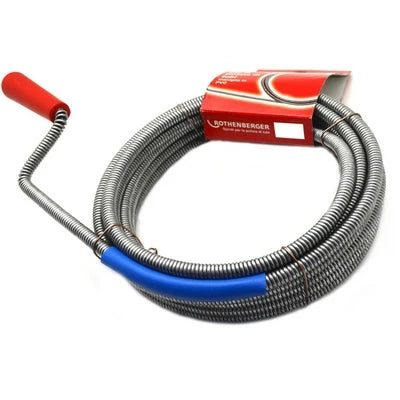Disotturatore sturatubi spirale con manovella mt 5 00 x 9 mm