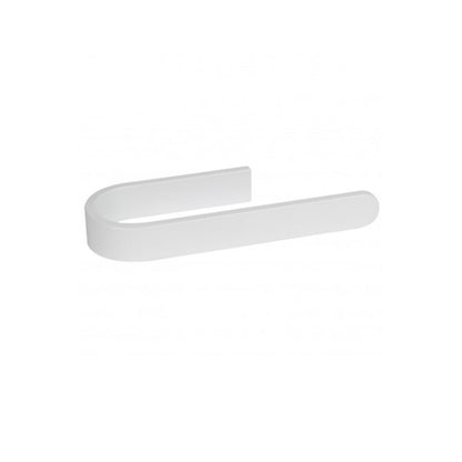 Porta asciugamani da incollo linea 'Materia' in alluminio anodizzato - cm 22,8x7,6x3h - Koh-i-Noor - Bianco by CeramicStore | Lo specialista del tuo bagno