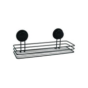 Mensola doccia con ventosa in acciaio colore nero by CeramicStore | Lo specialista del tuo bagno