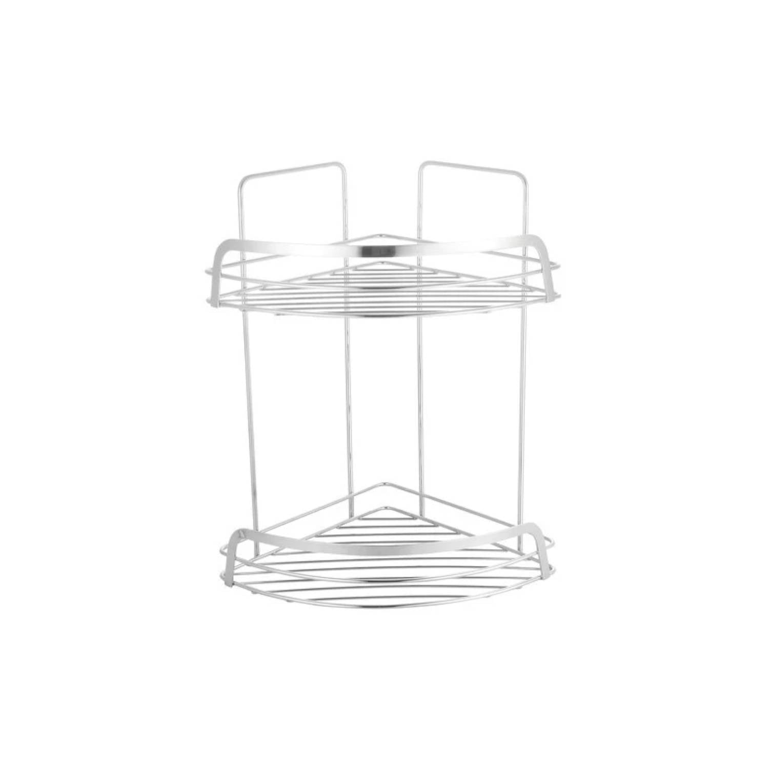Mensola doccia angolare 2 Livelli modello Riley cromata by CeramicStore | Lo specialista del tuo bagno