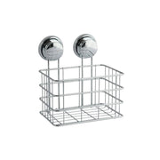 Mensola doccia cestino con ventosa in acciaio colore cromato by CeramicStore | Lo specialista del tuo bagno