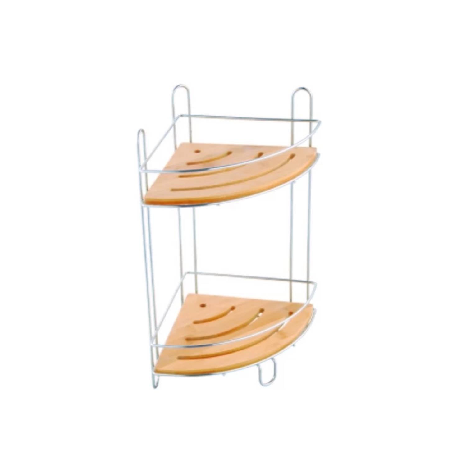 Mensola doccia angolare 2 livelli con ventose in bambà¹ cromato by CeramicStore | Lo specialista del tuo bagno