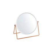 Specchio ingranditore da tavolo effetto rame e bianco by CeramicStore | Lo specialista del tuo bagno