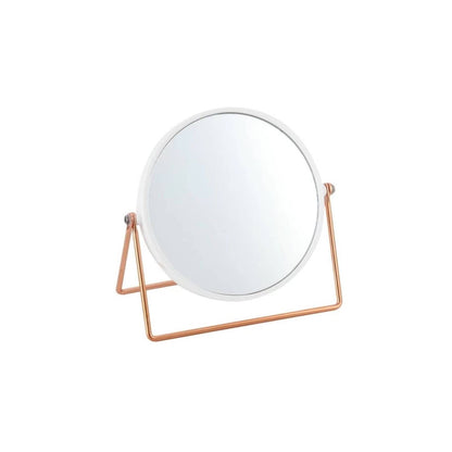 Specchio ingranditore da tavolo effetto rame e bianco by CeramicStore | Lo specialista del tuo bagno