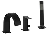 Miscelatore bordo vasca Paffoni con duplex serie Tango - Nero Opaco by CeramicStore | Lo specialista del tuo bagno