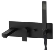 Miscelatore vasca a parete Paffoni con duplex e deviatore a pulsante serie Tango - Nero Opaco by CeramicStore | Lo specialista del tuo bagno