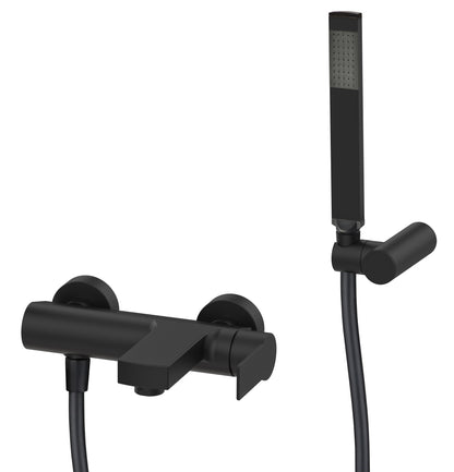 Miscelatore vasca a parete Paffoni con duplex serie Tango - Nero Opaco by CeramicStore | Lo specialista del tuo bagno