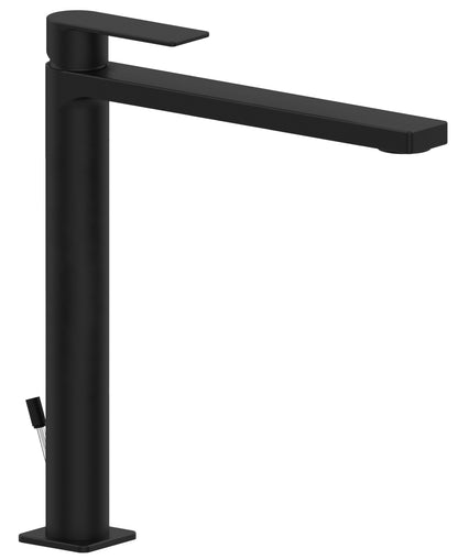 Miscelatore lavabo prolungato con scarico Paffoni serie Tango - Nero Opaco by CeramicStore | Lo specialista del tuo bagno