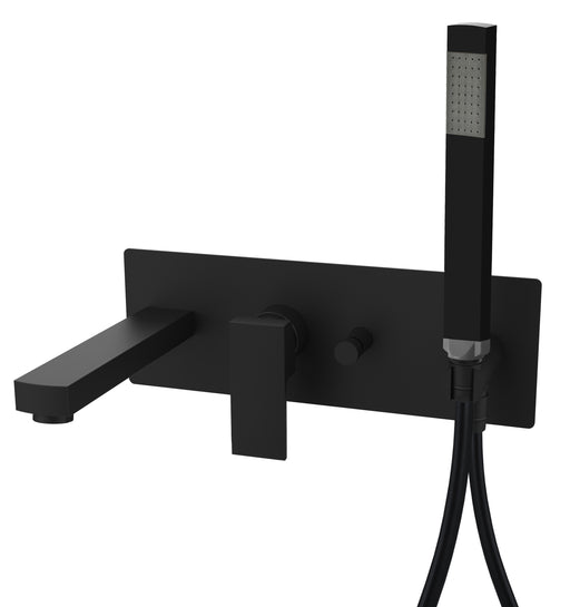 Miscelatore vasca incasso Paffoni serie Elle con set doccia e bocca di erogazione - Nero Opaco by CeramicStore | Lo specialista del tuo bagno