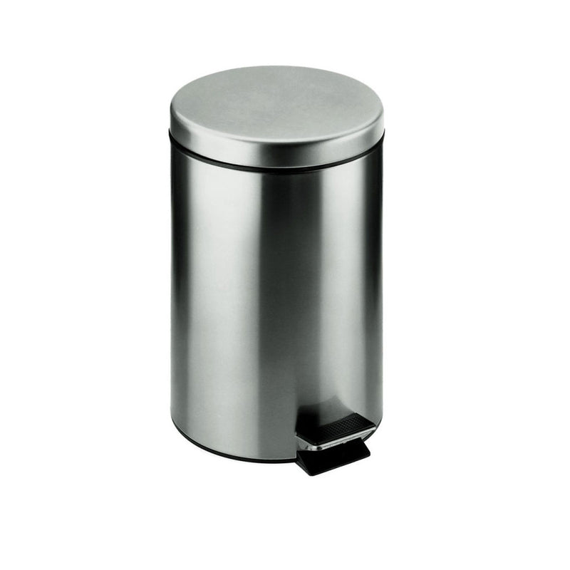 Cestino bagno da terra in acciaio inox lucido della collezione 'Architect' by Cosmic cm 22x24,5x17 by CeramicStore | Lo specialista del tuo bagno