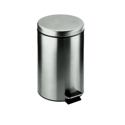 Cestino bagno da terra in acciaio inox lucido della collezione 'Architect' by Cosmic cm 26,5x28x20,5 by CeramicStore | Lo specialista del tuo bagno