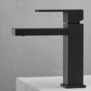 Miscelatore lavabo in ottone verniciato nero opaco senza scarico Perla Nera by CeramicStore | Lo specialista del tuo bagno