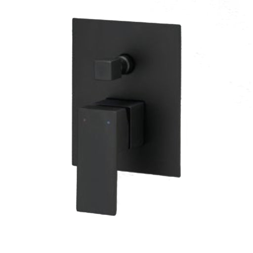 Miscelatore doccia a incasso con deviatore in ottone verniciato nero opaco Perla Nera by CeramicStore | Lo specialista del tuo bagno