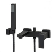 Miscelatore vasca da esterno con deviatore in ottone verniciato nero opaco Perla Nera by CeramicStore | Lo specialista del tuo bagno