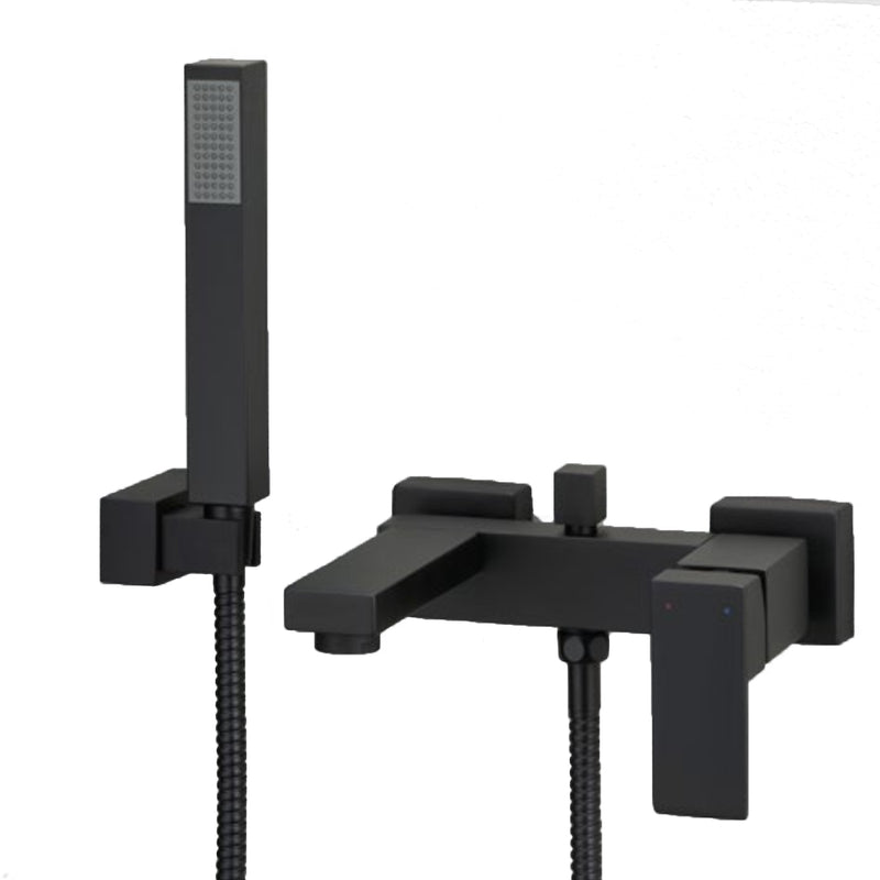 Miscelatore vasca da esterno con deviatore in ottone verniciato nero opaco Perla Nera by CeramicStore | Lo specialista del tuo bagno