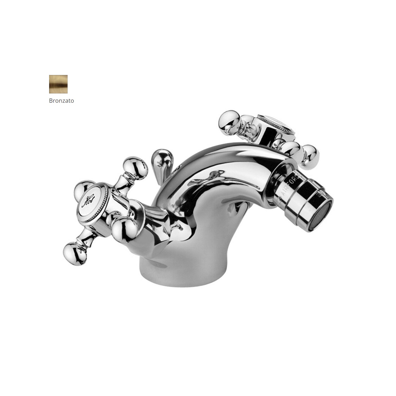 Monoforo bidet con scarico automatico Paffoni serie Viola - Bronzato by CeramicStore | Lo specialista del tuo bagno