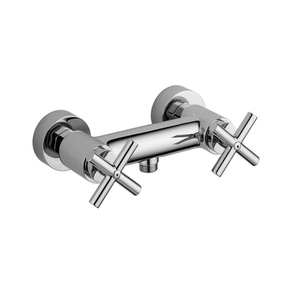 Gruppo doccia esterno a parete serie Quattro modello QTV168CR cromo Paffoni by CeramicStore | Lo specialista del tuo bagno
