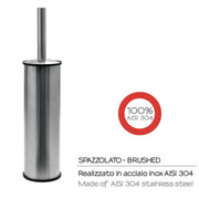 Scopino da appoggio in Acciaio Inox AISI 304 Gedy serie Project - Spazzolato by CeramicStore | Lo specialista del tuo bagno