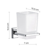 Portaspazzolini in acciaio inox AISI 304 Colorado di Gedy - Cromato by CeramicStore | Lo specialista del tuo bagno
