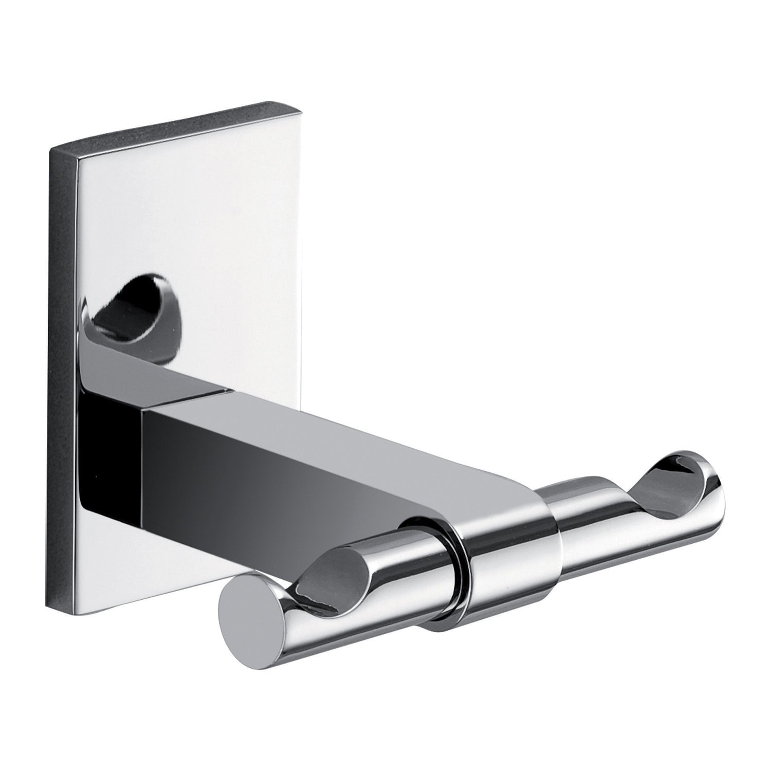 Gedy Appendiabiti doppio Maine in acciaio inox e cromall fissaggio a muro a incollo by CeramicStore | Lo specialista del tuo bagno