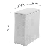 Cesto portabiancheria modello Ambrogio di Gedy - Bianco by CeramicStore | Lo specialista del tuo bagno