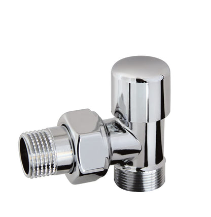 Kit Valvola e Detentore per termoarredo da bagno finitura cromata RCR Poletti by CeramicStore | Lo specialista del tuo bagno