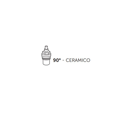 Miscelatore lavello a parete in ottone cromato serie Sirio Keller Taps by CeramicStore | Lo specialista del tuo bagno