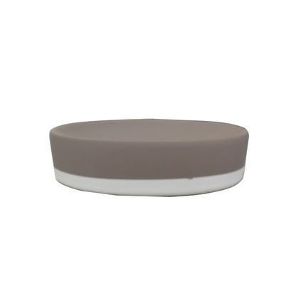 Portasapone in ceramica Gedy serie New Mizar - Tortora