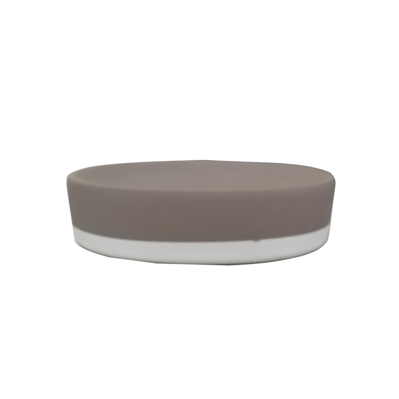 Portasapone in ceramica Gedy serie New Mizar - Tortora