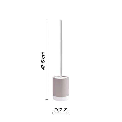 Scopino in ceramica Gedy serie New Mizar - Tortora Chiaro by CeramicStore | Lo specialista del tuo bagno