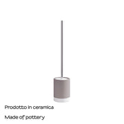 Scopino in ceramica Gedy serie New Mizar - Tortora by CeramicStore | Lo specialista del tuo bagno