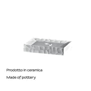 Portasapone in ceramica Gedy modello New Martina - Bianco