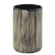 Portasapazzolini in ceramica Gedy serie Naomi - Nero