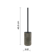 Scopino in ceramica Gedy serie Naomi - Nero by CeramicStore | Lo specialista del tuo bagno