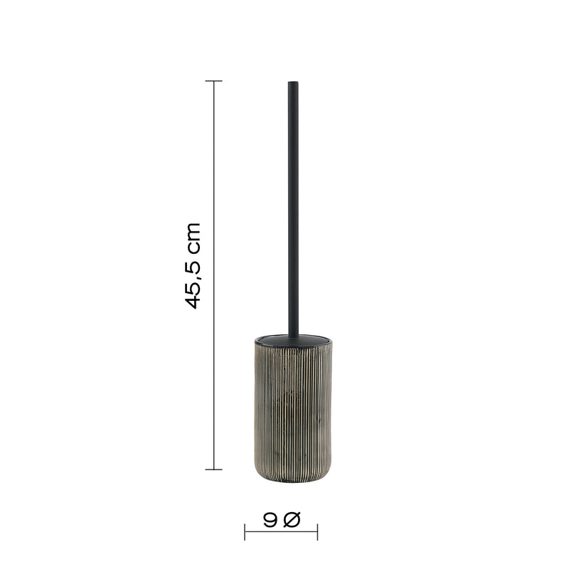Scopino in ceramica Gedy serie Naomi - Nero by CeramicStore | Lo specialista del tuo bagno