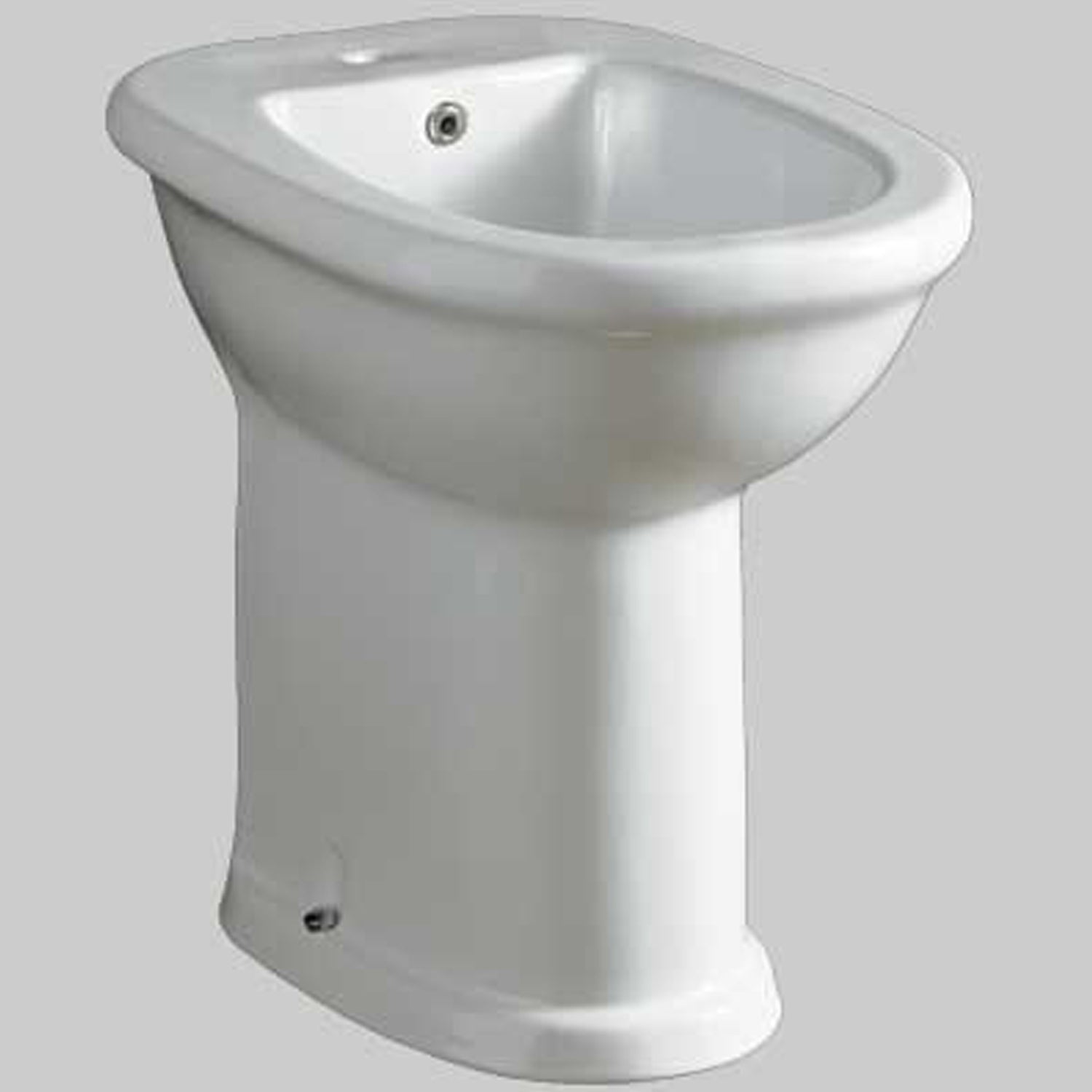 Bidet disabili e terza età chiuso ceramica bianca serie comfort Alice Ceramica