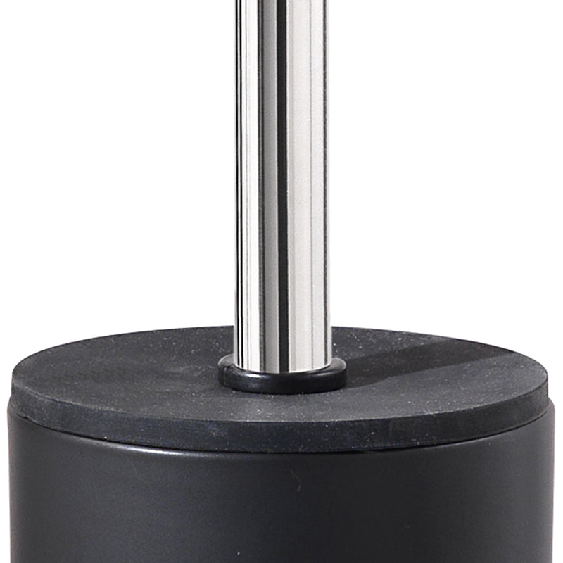 Scopino in ceramica e sughero Gedy serie Ilary - Nero by CeramicStore | Lo specialista del tuo bagno