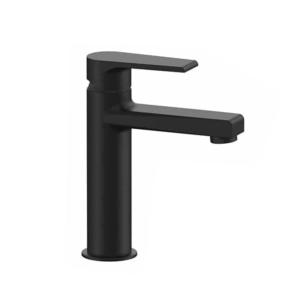 Miscelatore medio lavabo Rubinetterie Mariani linea Artic nero opaco con scarico by CeramicStore | Lo specialista del tuo bagno