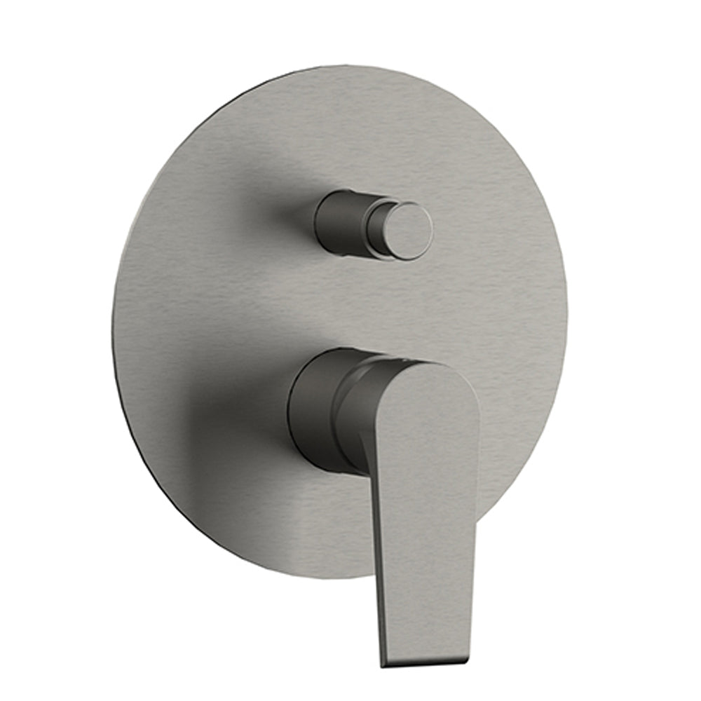 Miscelatore incasso doccia con deviatore Rubinetterie Mariani linea Artic nichel nero spazzolato by CeramicStore | Lo specialista del tuo bagno