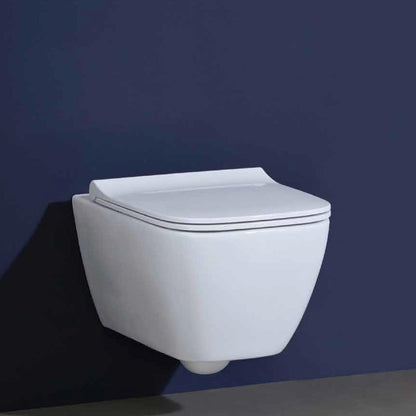 Vaso sospeso senza brida con sedile tradizionale modello Smyle Geberit cm 54x35