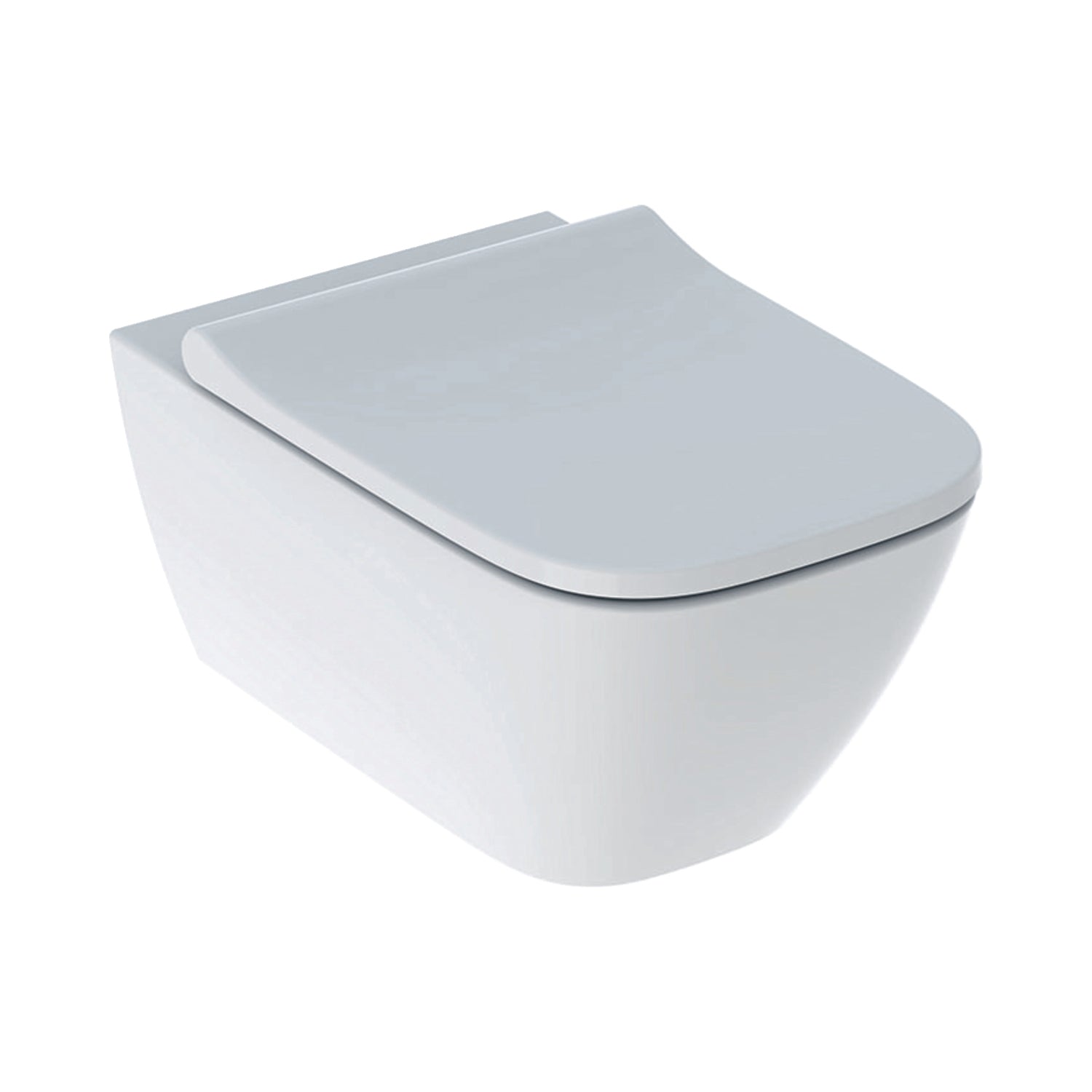 Vaso sospeso senza brida con sedile tradizionale modello Smyle Geberit cm 54x35