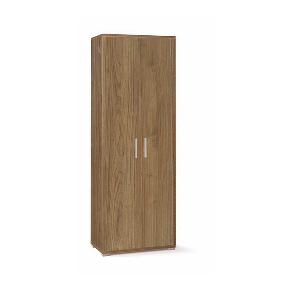 Mobile a due Ante con 4 ripiani di cui 2 regolabili finitura Struttura Noce Stelvio / Finitura Noce Stelvio by Sarmog by CeramicStore | Lo specialista del tuo bagno
