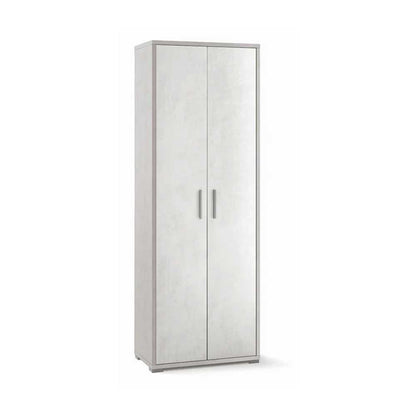 Mobile a due Ante con 4 ripiani di cui 2 regolabili finitura Struttura Ossido Bianco / Finitura Ossido Bianco by Sarmog by CeramicStore | Lo specialista del tuo bagno