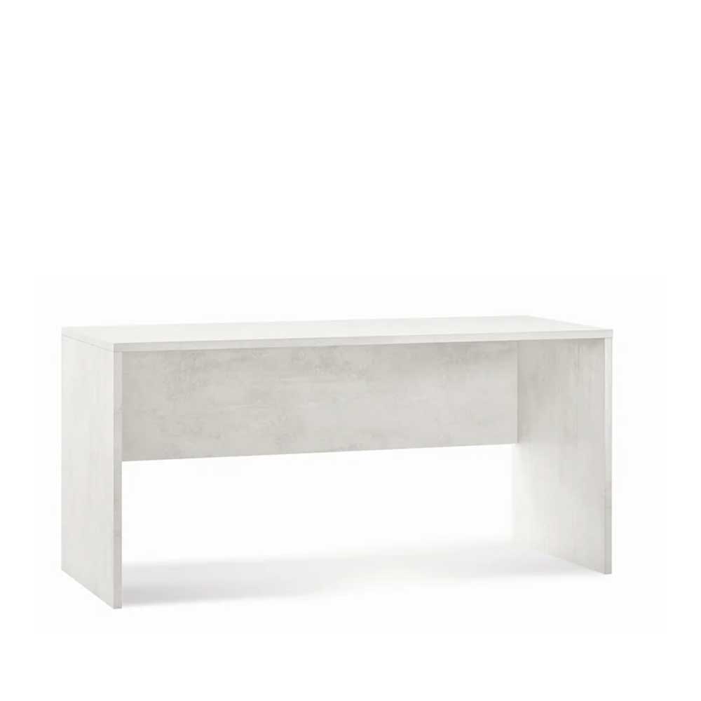 Scrivania da ufficio con piano superficiale antigraffio ad alta densità da 160 cm finitura Ossido Bianco by Sarmog by CeramicStore | Lo specialista del tuo bagno