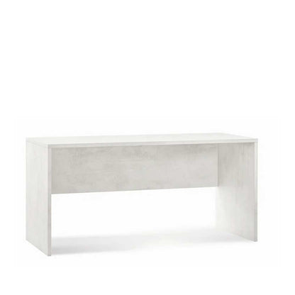 Scrivania da ufficio con piano superficiale antigraffio ad alta densità da 160 cm finitura Ossido Bianco by Sarmog by CeramicStore | Lo specialista del tuo bagno